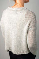 ultra soft cropped cashmere knit coal