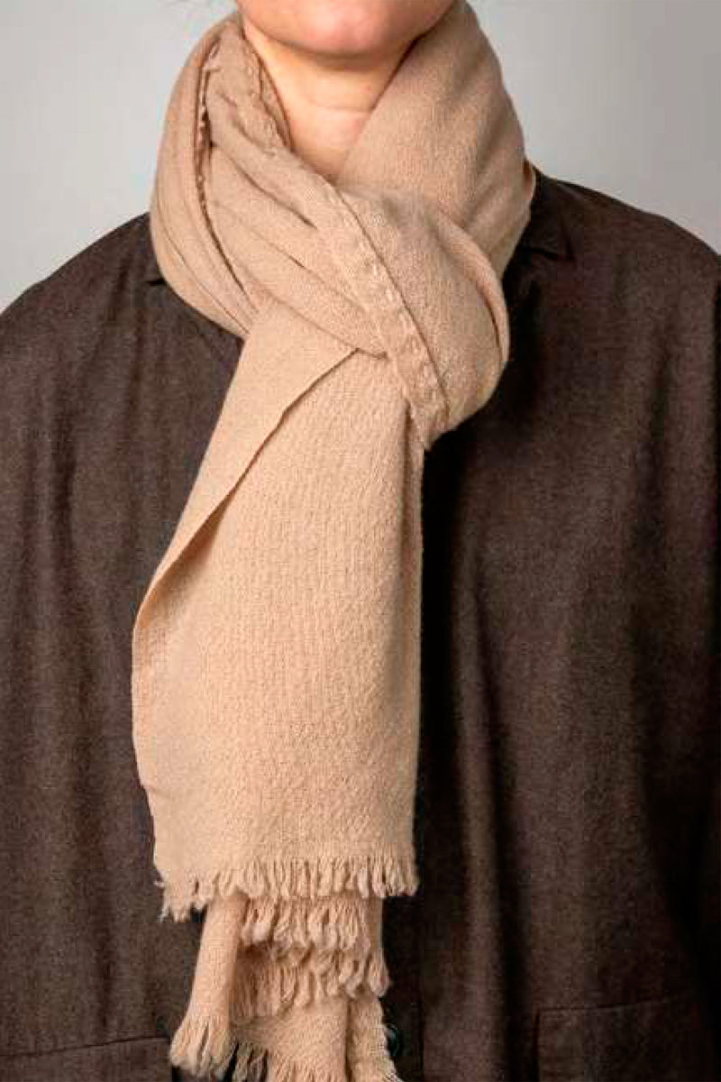 handwashed slow cashmere scarf sim picco sanda