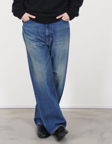 cs40-wp12 ranch selvedge denim pants dark wash
