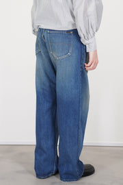 cs40-wp12 ranch selvedge denim pants dark wash