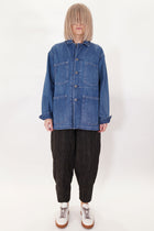 cs38-tj11 width denim chore jacket medium vintage