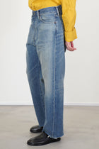 cs42-wp01a selvedge denim wide tapered cut medium vintage