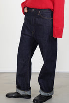 cs42-wp01b selvedge denim wide tapered cut rinse