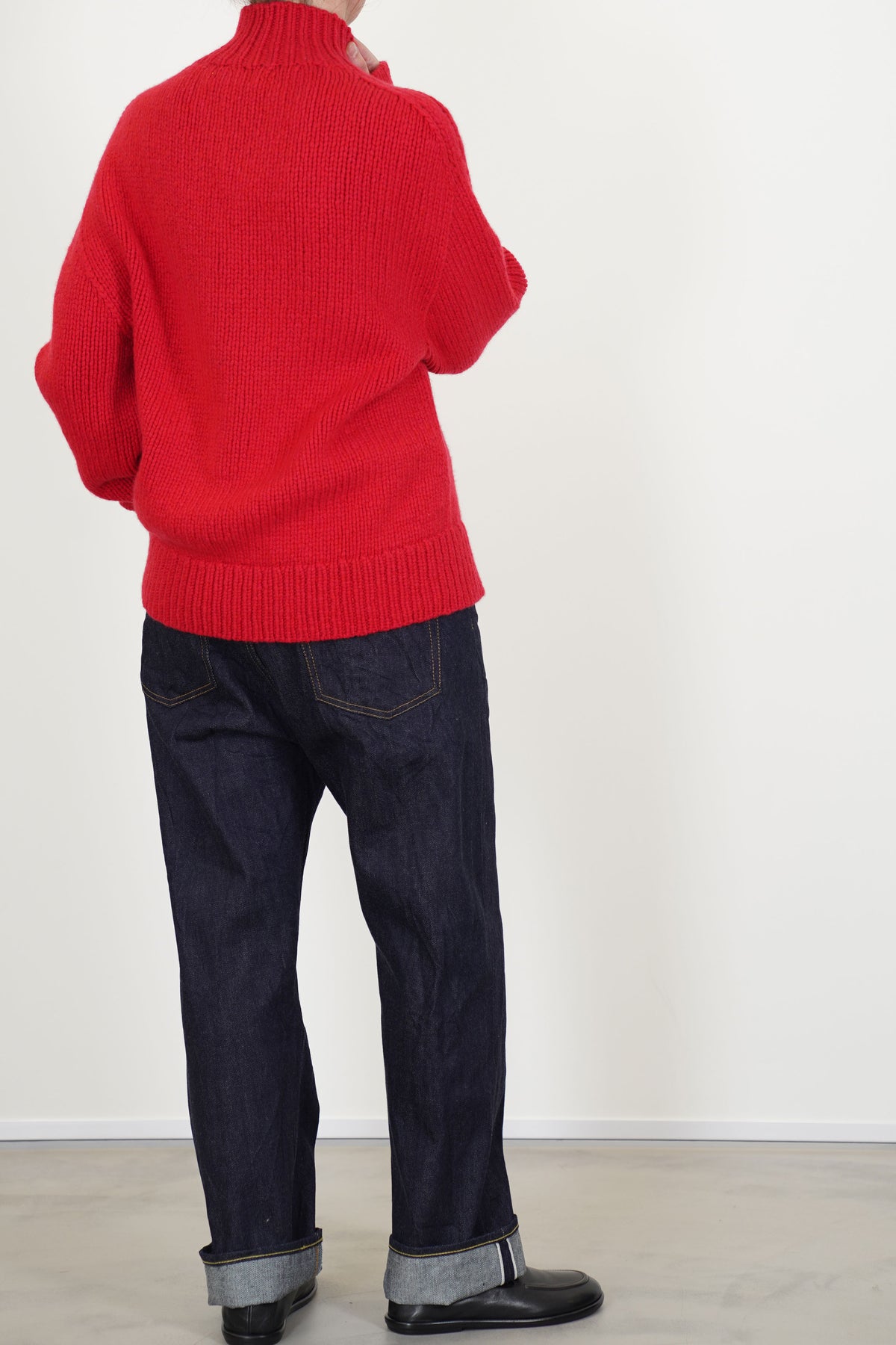 cs42-wp01b selvedge denim wide tapered cut rinse