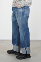 cs42-wp03 selvedge denim baggy cut vintage light