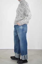 cs42-wp03 selvedge denim baggy cut vintage light