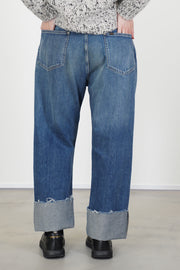 cs42-wp03 selvedge denim baggy cut vintage light
