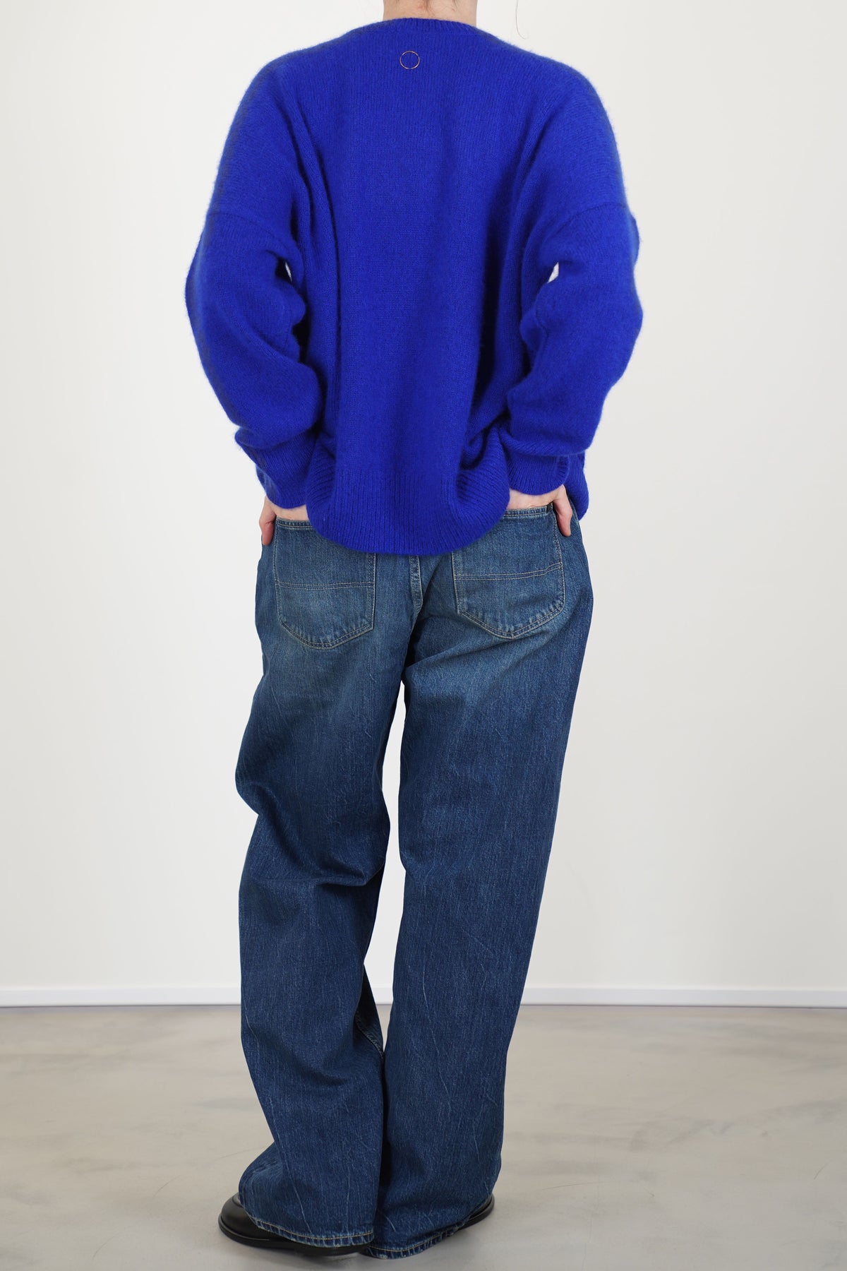 cs42-wp12 selvedge denim ranch pants dark wash