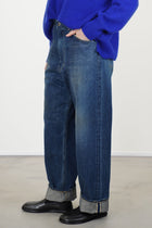 cs42-wp12 selvedge denim ranch pants dark wash