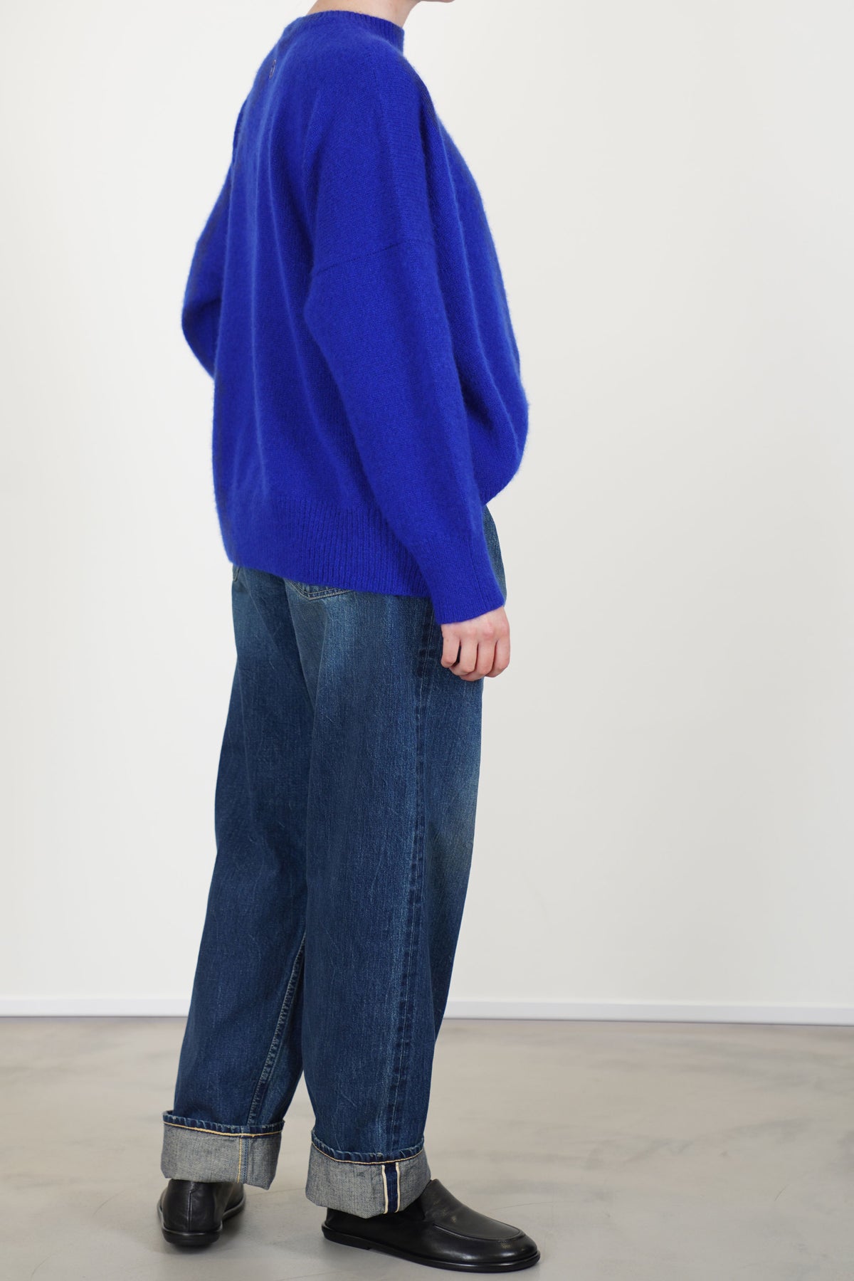 cs42-wp12 selvedge denim ranch pants dark wash