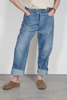 cs41-mp10b wide denim pants smoky light