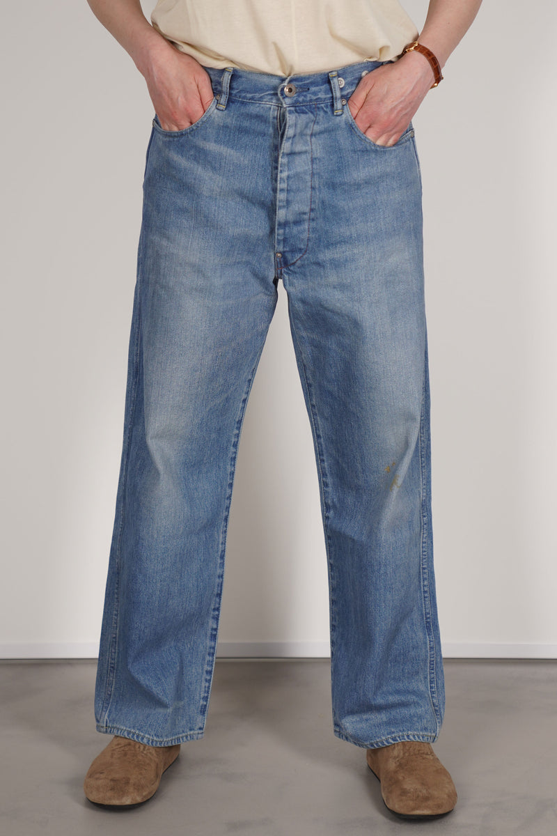 cs41-mp10b wide denim pants smoky light