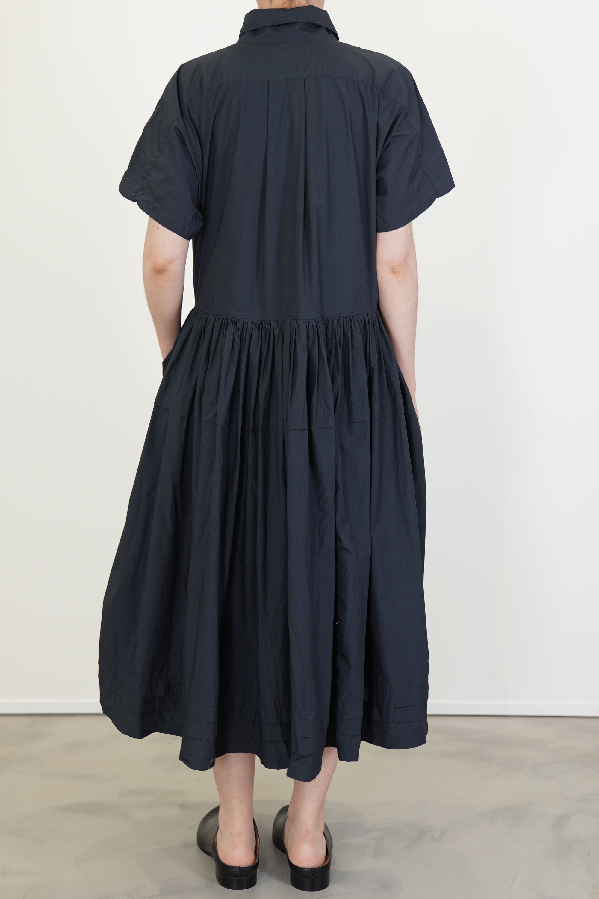 dress cotton navy