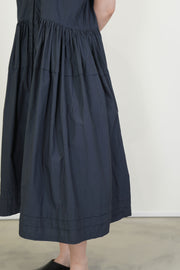 dress cotton navy