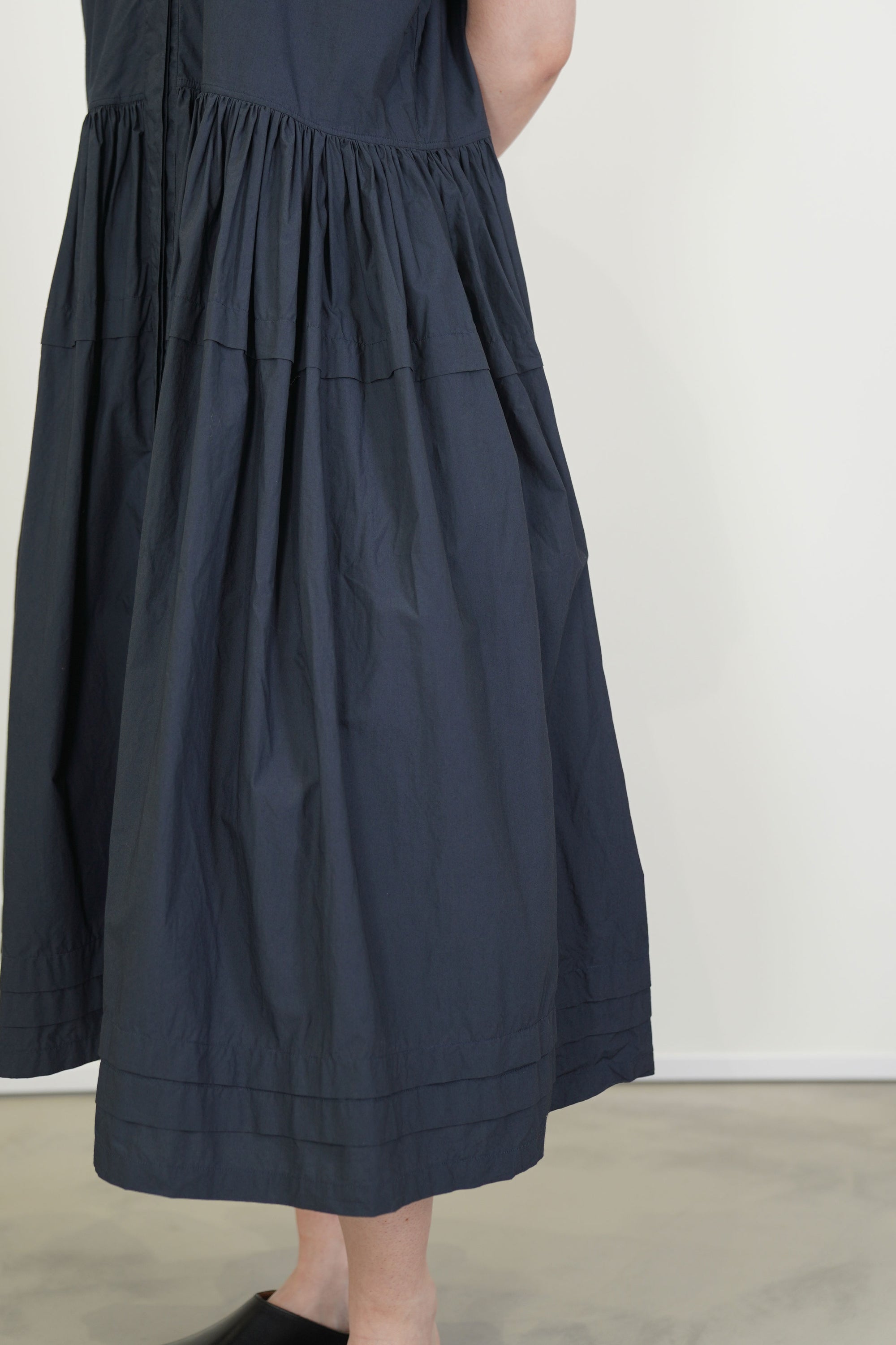 dress cotton navy