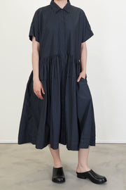 dress cotton navy