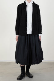 shirt suede leather black