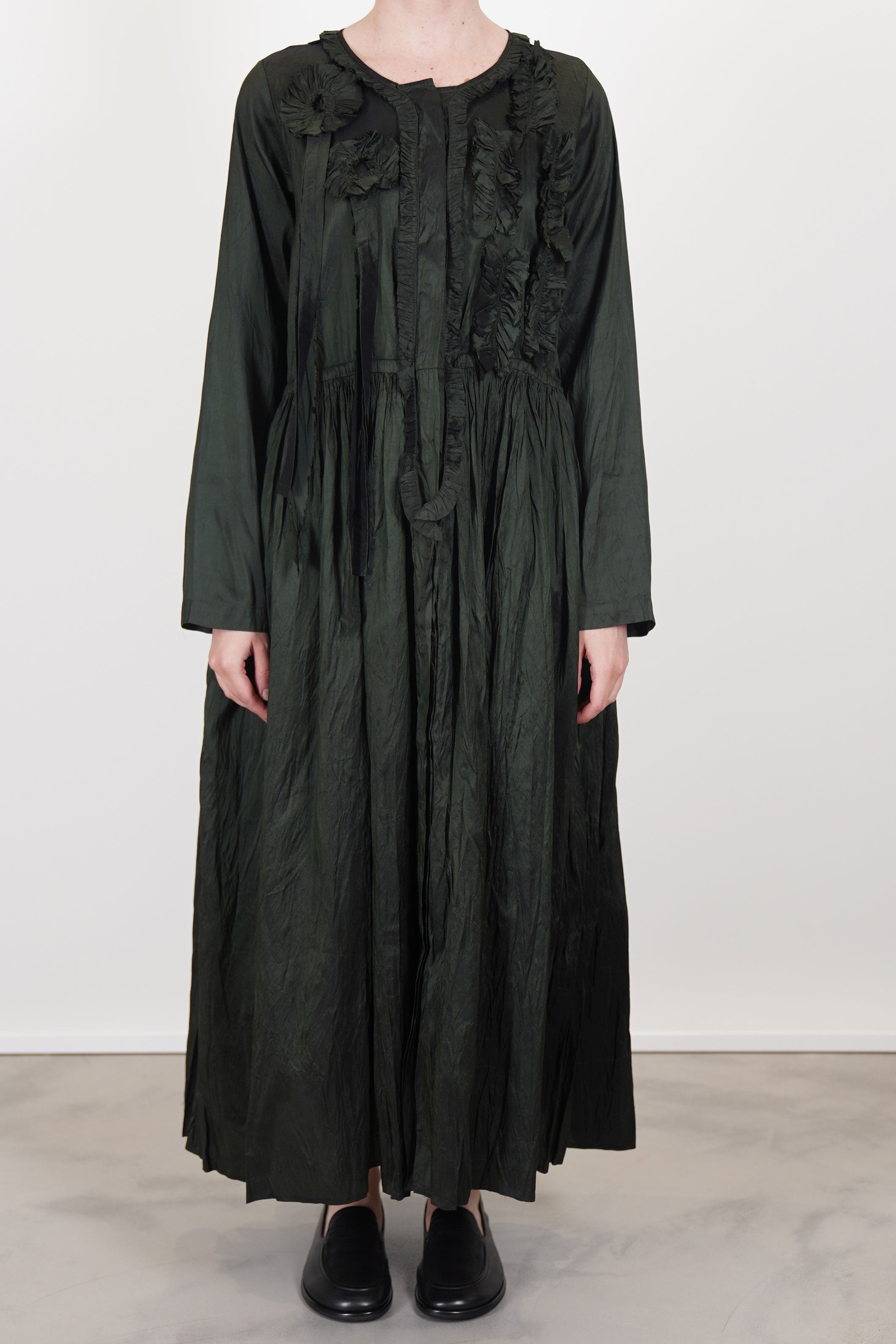 silk dress kale