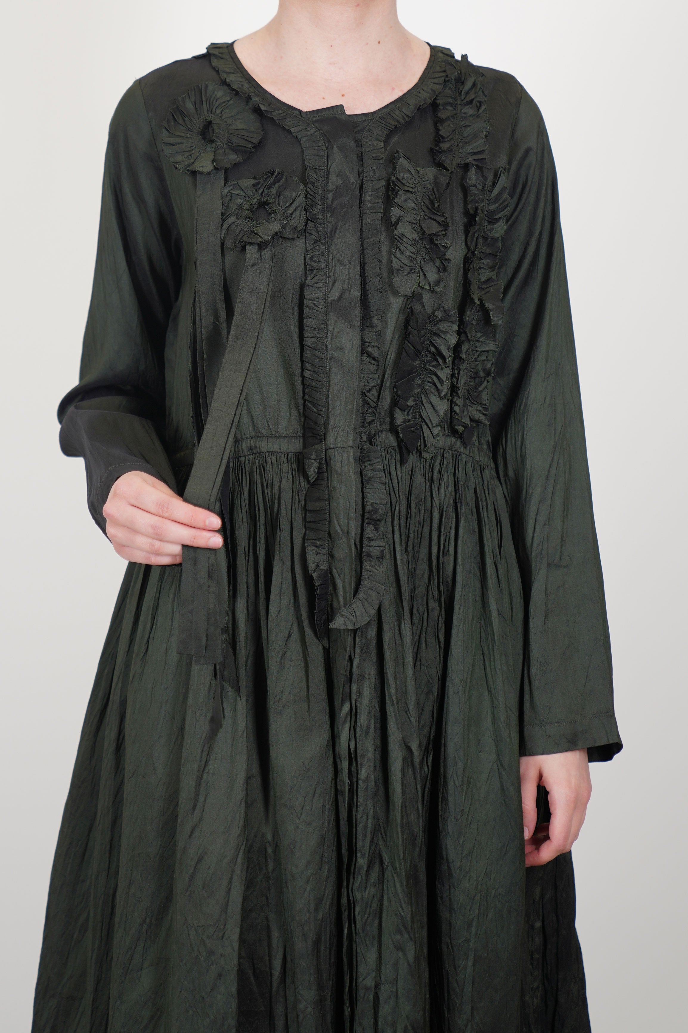 silk dress kale