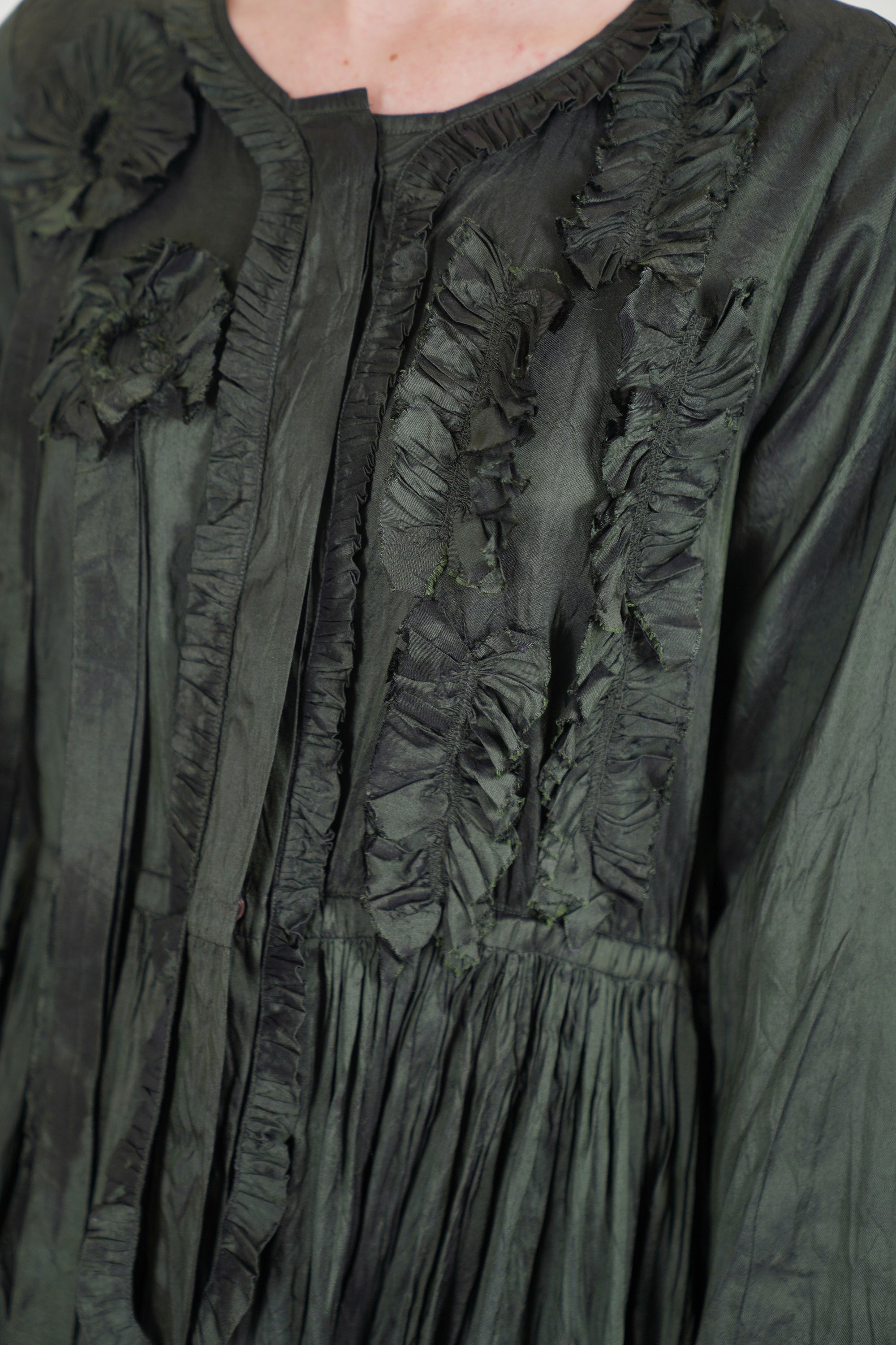 silk dress kale