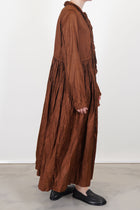 silk dress terracotta