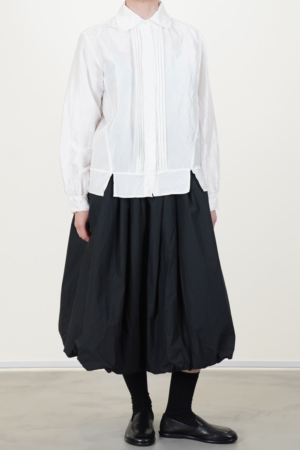 shirt silk white