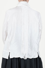 shirt silk white
