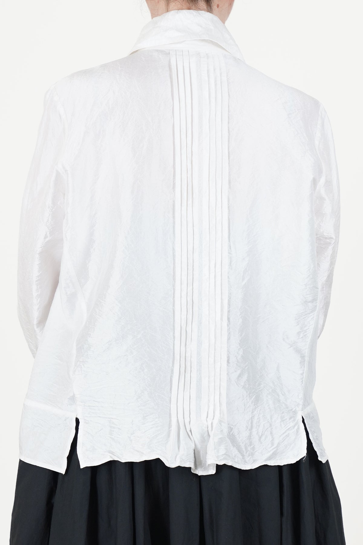 shirt silk white