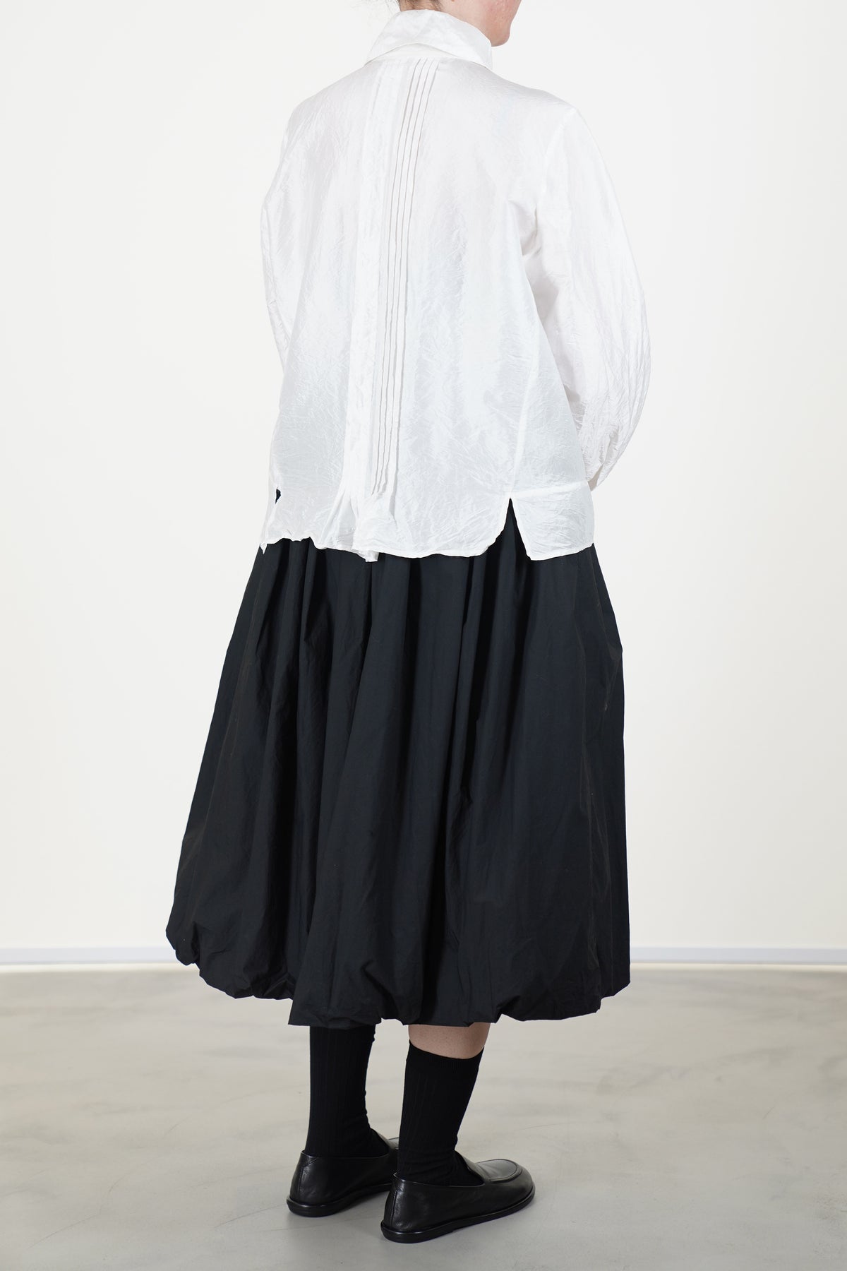 shirt silk white