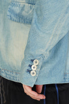dear denim zen jacket light indigo