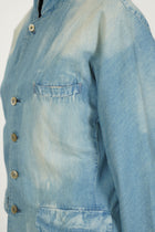 dear denim zen jacket light indigo