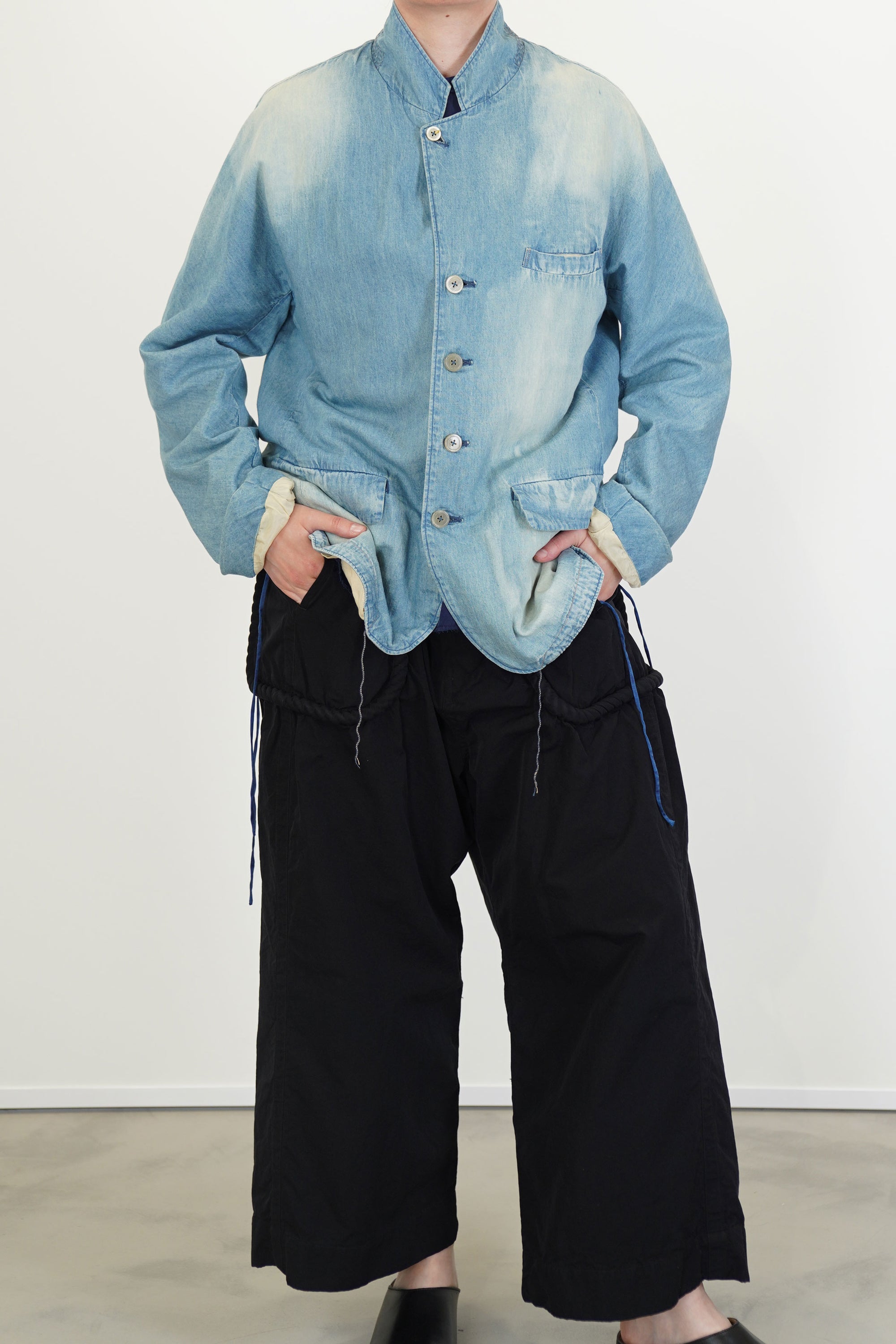 dear denim zen jacket light indigo