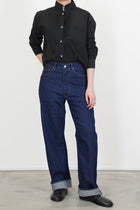 c.t.l. wide straight denim pants washed indigo