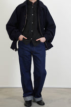 cashmere endroll swing jazz jacket perfect blue