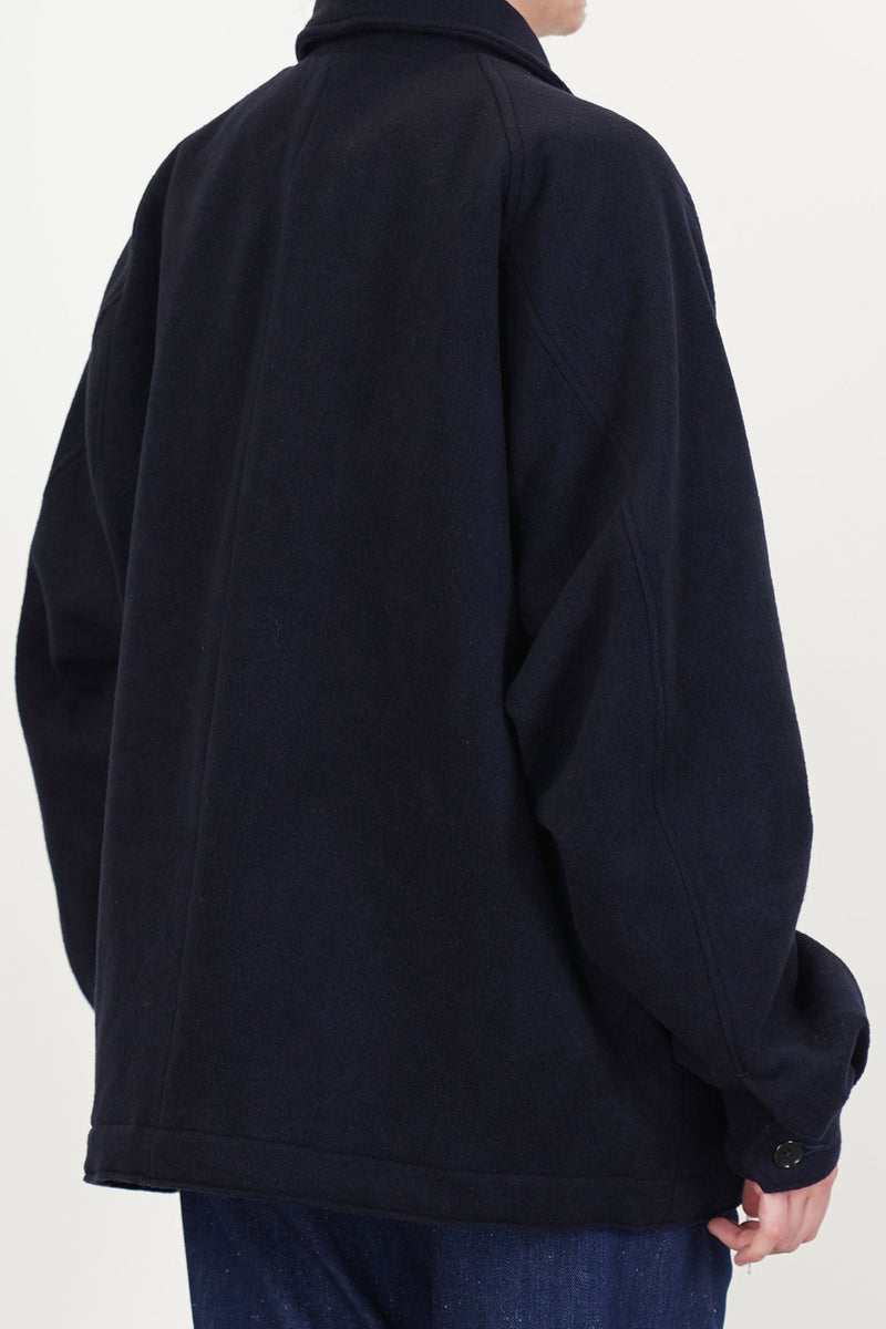 cashmere endroll swing jazz jacket perfect blue