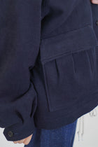 cashmere endroll swing jazz jacket perfect blue