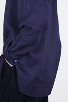 champetre bouquet shirt cotton hemp authentic indigo