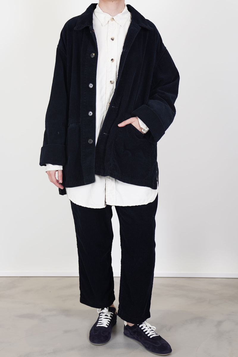 corduroy champetre bouquet jacket mordant indigo