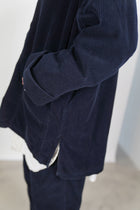 corduroy champetre bouquet jacket mordant indigo