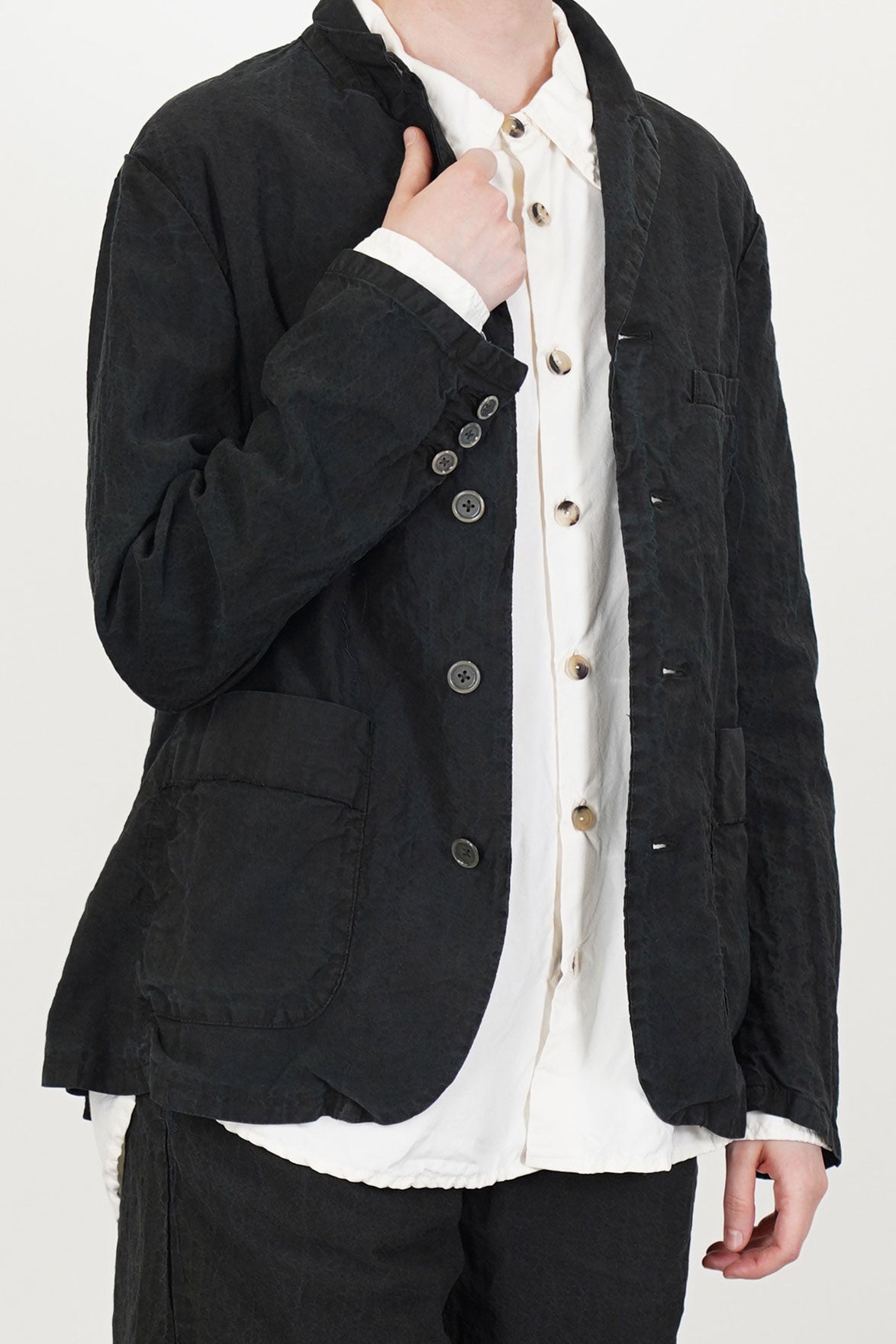 leaf vein aor jacket verdure indigo