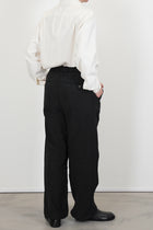 leaf vein cozy pants verdure indigo