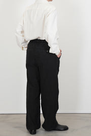 leaf vein cozy pants verdure indigo