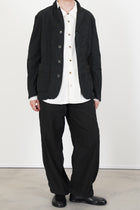 leaf vein cozy pants verdure indigo