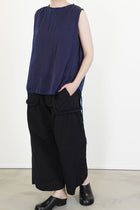 sand beach clione reversible top authentic indigo