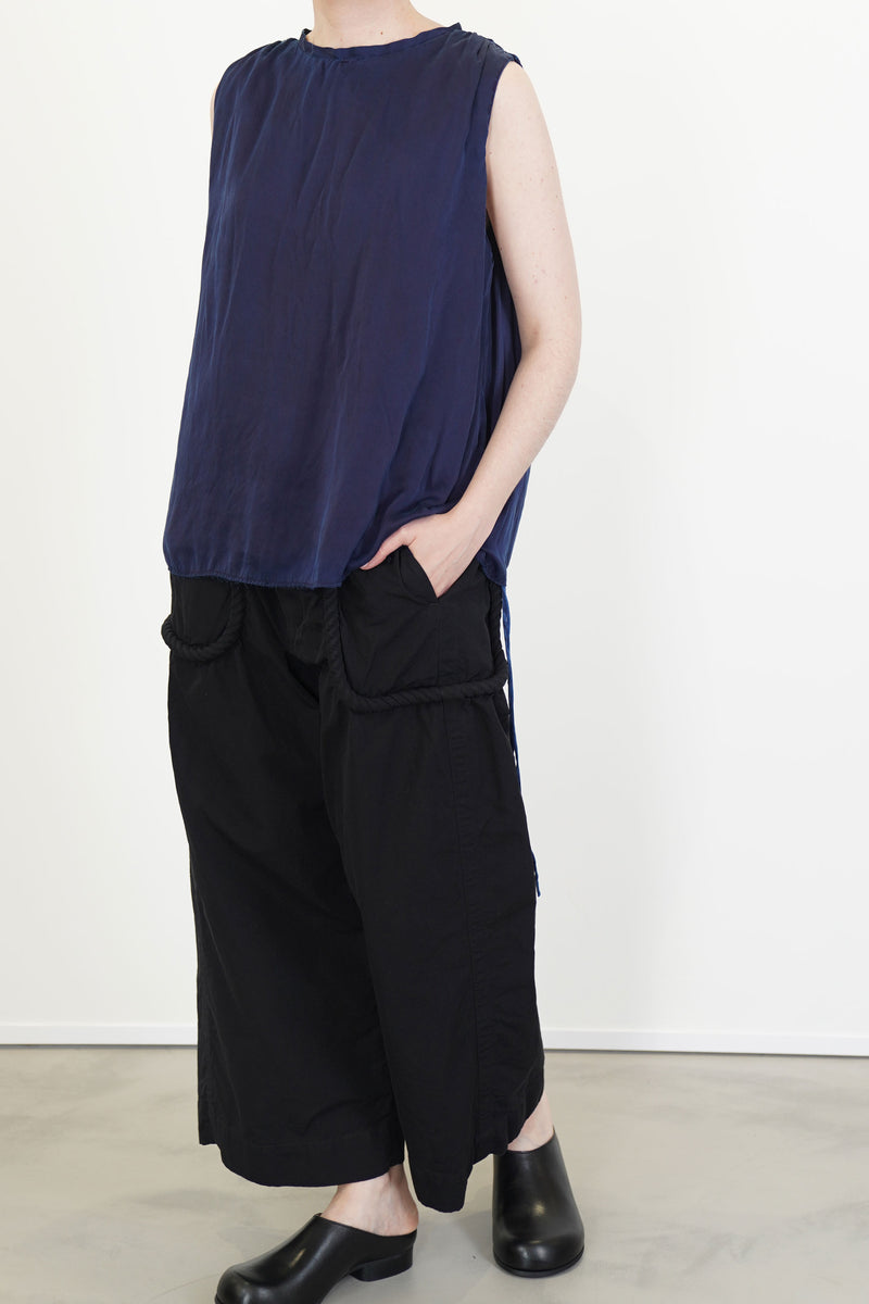 sand beach clione reversible top authentic indigo