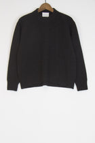 wool cashmere sweater kate charcoal brown