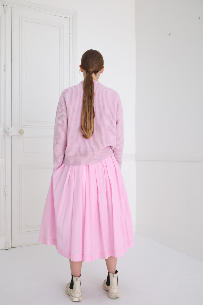 wool cashmere sweater kate lilac pink