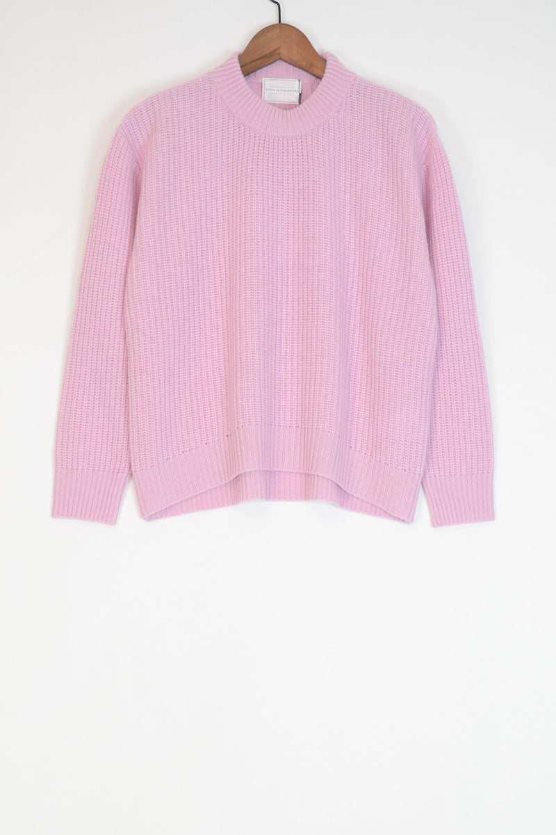 wool cashmere sweater kate lilac pink