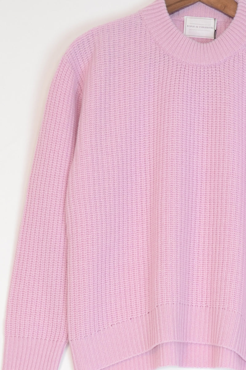 wool cashmere sweater kate lilac pink
