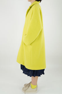 wool coat coper sulfur yellow